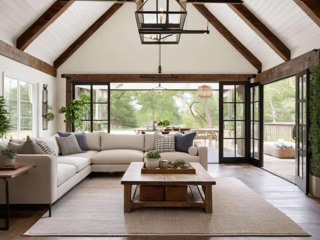 Modern farmhouse interior design style