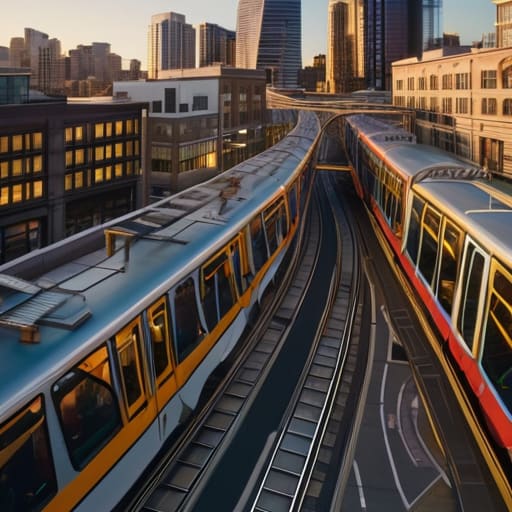 How public transport shapes a city.